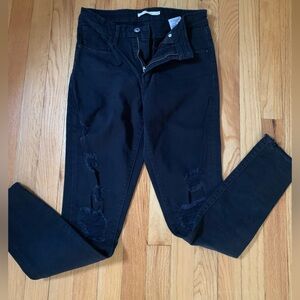 Levi's Black Skinny Jeans for Women